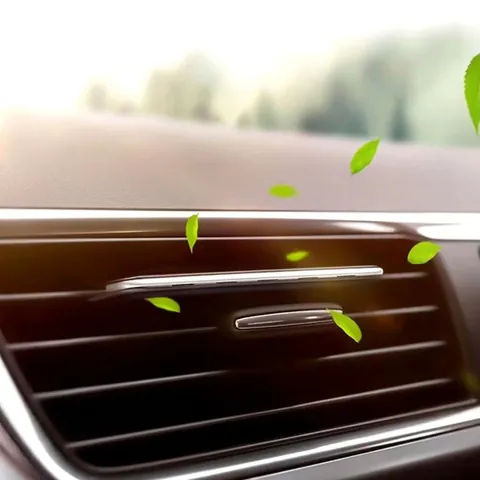 Car Air Vent Freshener Invisible Clip Slim Fragrance Strip Odor Eliminator Solid Balm Stick Automotive Interior Decor