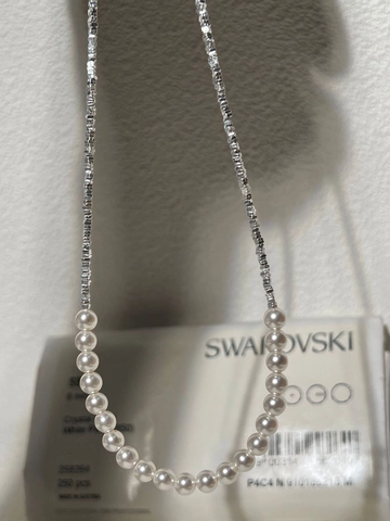 Collar de Empalme de Perlas Artificiales de Plata de Ley 925 para Mujer Joyería de Moda Elegante Collar de Clavícula de Perlas Blancas Regalo