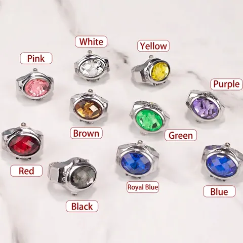 Vintage Women Ring Watch Alloy Crystal Flower Finger Watch Quartz Analog Elastic Stainless Steel Band Retro Jewelry