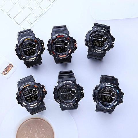Digital Sports Watch For Men Women Students Backlight Alarm Stopwatch Waterproof Electronic Outdoor Sport Wristwatch