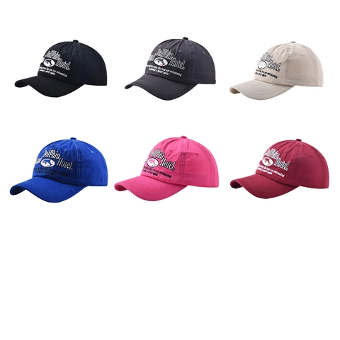 Casquette De Baseball En Coton Vintage Broderie Dolphin Hotel Chapeau Soleil Réglable Unisexe Streetwear Visière Incurvée