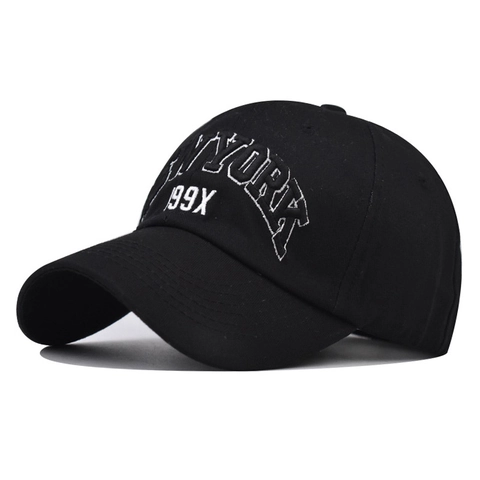 Cappello Baseball Cotone Lavato Vintage New York 199X Ricamo Regolabile Cappello Sole Distressed Per Uomini Donne