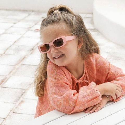Kids Square Sunglasses UV400 Protection PC Frame Retro Fashion Outdoor Eyewear For Boys Girls Toddlers