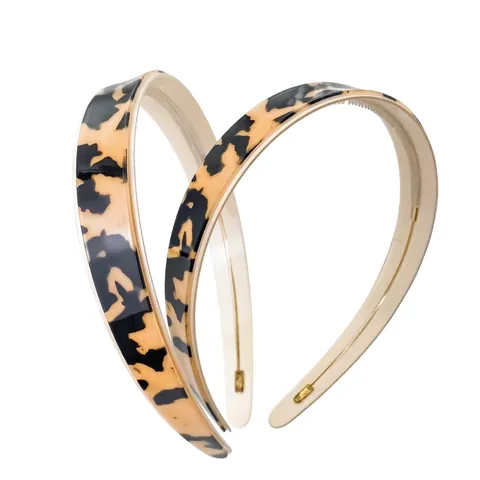 Mode Französisch Leopard Print Acetat Haarreif Für Damen Anti-Rutsch U-förmig Haarband Vintage Haarschmuck