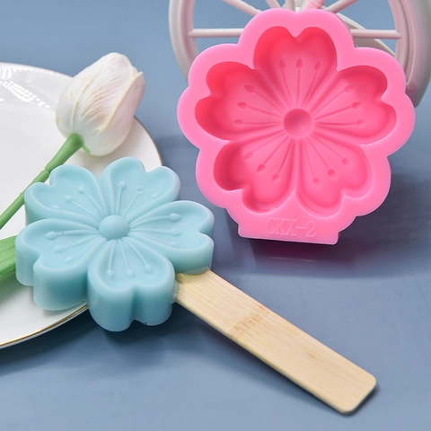 Sakura Siliconen Vorm Voor Ijs DIY Bakken Kersentubloesem Fondant Zelfgemaakt Dessert