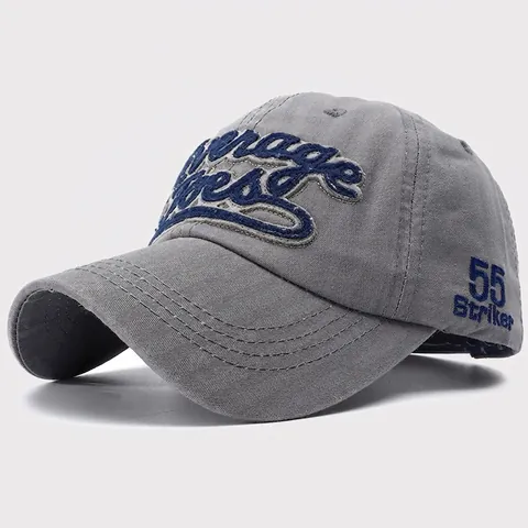 Vintage Embroidered Cotton Baseball Cap For Men Women Adjustable Soft Top Sun Protection Outdoor Sport Leisure Accessory