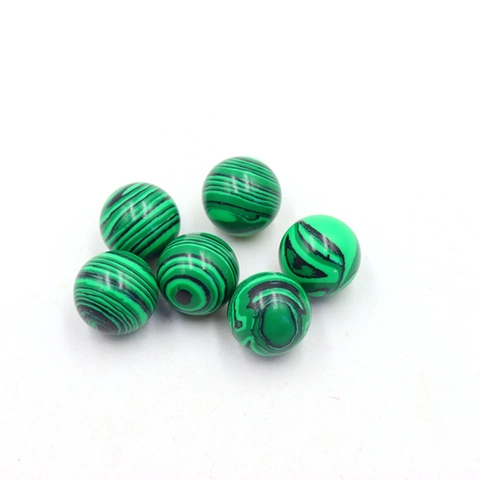 Sfera In Pietra Naturale Verde Malachite Ornamento Per Scrivania Decorazione Casa Vaso Fiori Palla Energia