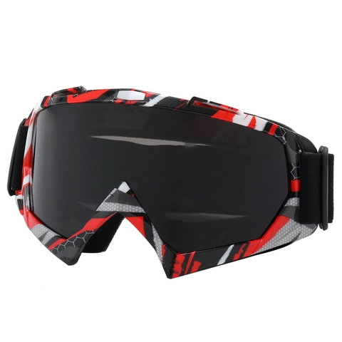Masque De Ski Monture TPU Verre PC Protection UV Coupe-Vent OTG Pour Hommes Femmes Outdoor Snowboard Sports Sangle Réglable Graffiti