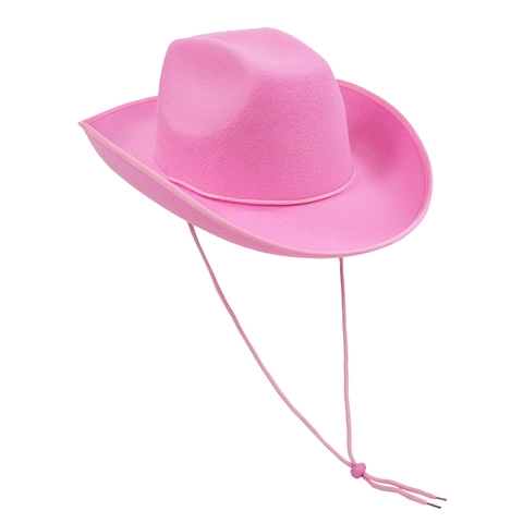 Western Cowboy Hat Wide Brim Felt Fedora With Adjustable Drawstring For Carnival Party Music Festival Performance Outfits