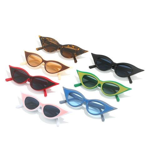 Occhiali Da Sole Cat Eye Retrò Protezione UV400 Montura PC Moda Streetwear Tendenza Per Donna E Uomo