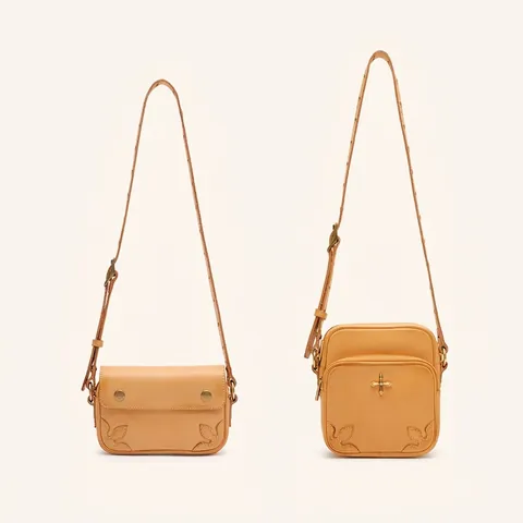 Sac Bandoulière Vintage En Cuir Véritable Pour Femmes Petit Sac De Taille Rétro Avec Bandoulière Réglable Style Urbain