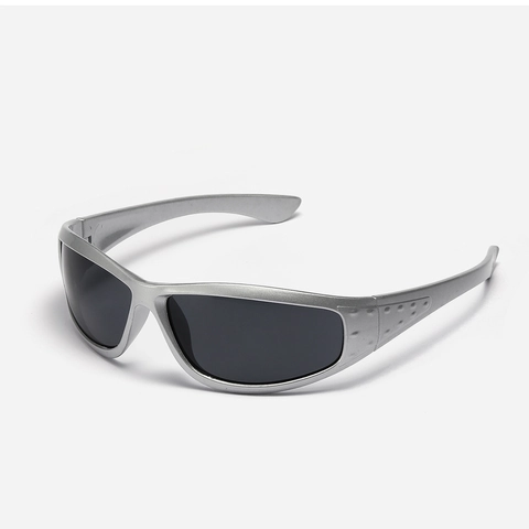 Occhiali Da Sole Sportivi Y2K Montura PC Avvolgenti Protezione UV400 Stile Millennium Cyberpunk Moda All Aperto Donne Uomini