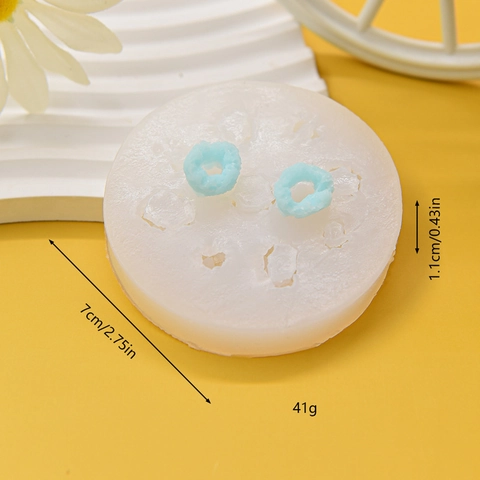 Moule En Silicone Mini Donut Boucle De Céréales Rond Multi Cavités Flexible Antiadhésif Pour Fondant Chocolat Cuisson DIY