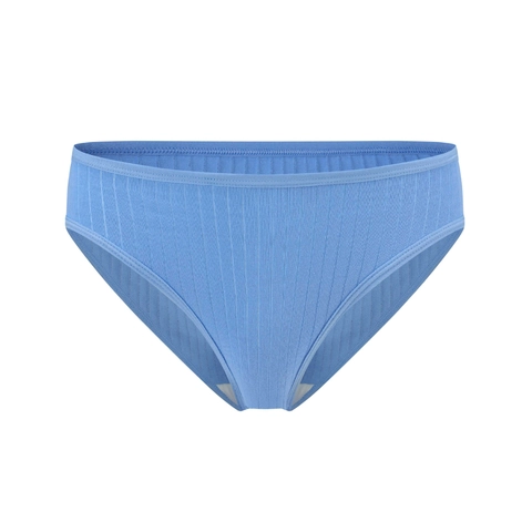 Women Cotton Ribbed Panties Breathable Mid Rise Tummy Control Solid Color Briefs Soft Knit Lingerie