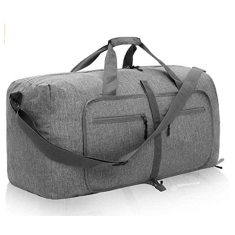 Large Capacity Foldable Travel Duffel Bag Waterproof Oxford Cloth Gym Sports Weekender Bag Shoe Compartment For Women Men
