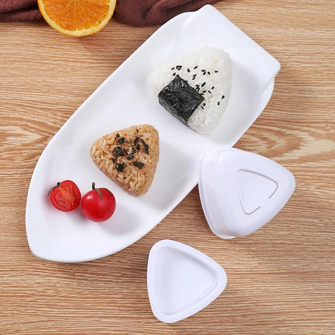 Stampo Triangolare Per Onigiri In PP Alimentare Pressa Per Sushi Antiaderente Strumenti Da Cucina Giapponesi Accessori Per Bento