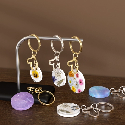 Moule En Silicone Rond Multi Cavités Forme Circulaire Flexible Pour Coulée De Résine DIY Fabrication De Pendentif
