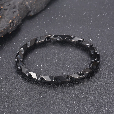 Collana E Bracciale Hip Hop Da Uomo In Acciaio Inossidabile Catena Geometrica Gioielli Di Moda Per Uomo