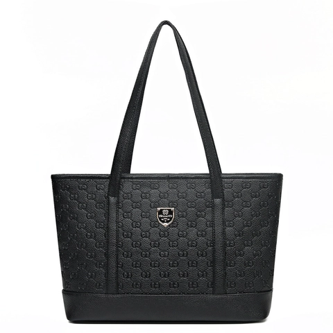 Sac Fourre-Tout Pour Femmes Capacité Spacieuse Cuir PU Mode Motif Gaufré Sac À Main Poignée Décontracté Épaule