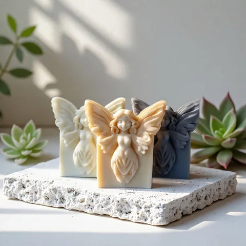 Schmetterling Engel Silikonform 3D Fee Flügel Relief DIY Duftkerze Seife Aromatherapie Stein Gips Handwerk Dekoration