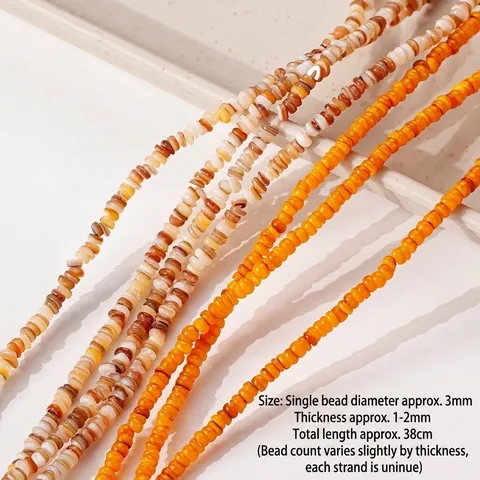 Piccole Perle Di Conchiglia Naturale Irregolari Per Creazione Di Gioielli DIY Braccialetto Collana Fatti A Mano Stile Vacanza