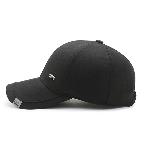 Sport Mode Baseball Cap Herren Sonnenschutz Outdoor Verstellbare Polyester Mütze Mit Metalldekor