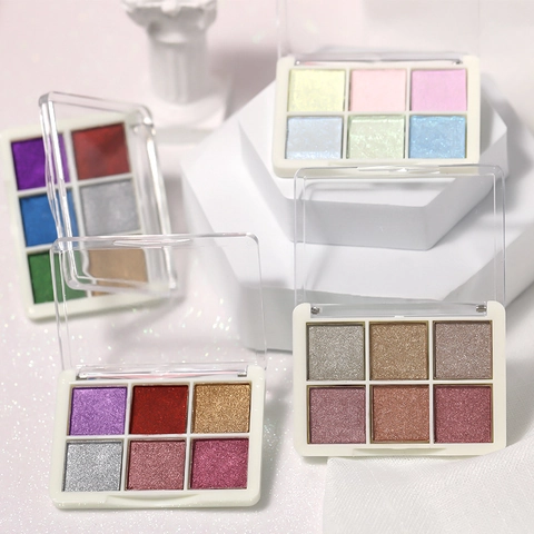 Solid Nail Mirror Powder Aurora Chrome Pigment Palette Metallic Magic Mirror Effect Laser Glitter Manicure Decoratie