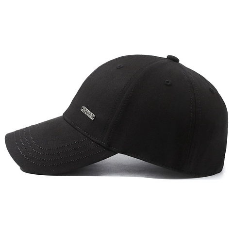 Baseball Cap Cotton Twill Adjustable Sun Protection Outdoor Leisure Simple Solid Color Unisex Sunshade Hat
