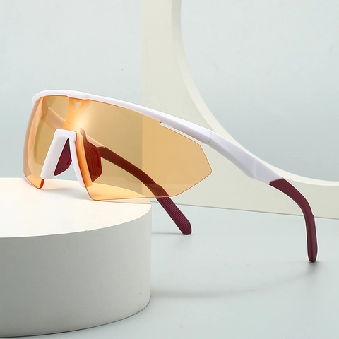 Sportzonnebril PC Montuur UV400 Bescherming Fietsen Rijden Outdoor Shield Shades Unisex