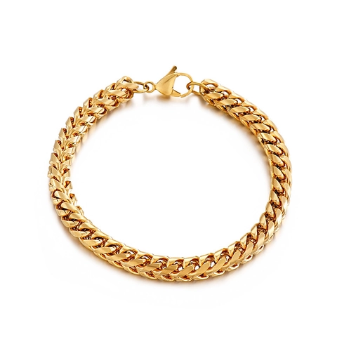 Men Hip Hop Keel Chain Necklace And Bracelet Titanium Steel Dragon Bone Link Fashion Jewelry Streetwear Accessory
