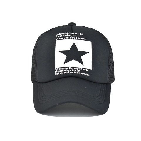Cappello Trucker Cotone Mesh Traspirante Regolabile Patch Stella Cappello Da Baseball Per Uomo Donna Outdoor