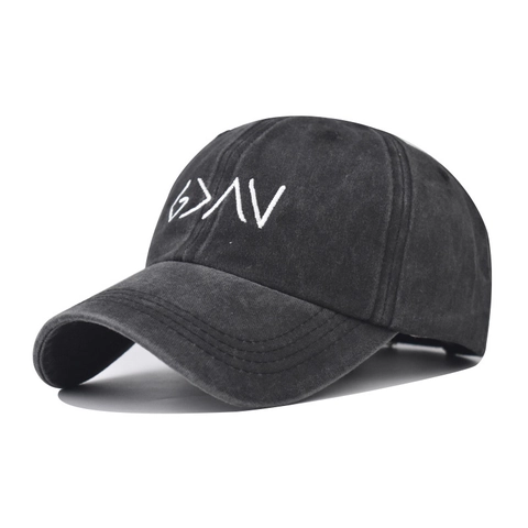 Casquette De Baseball En Coton Lavé Broderie Vintage Ajustable Chapeau De Soleil Pour Hommes Femmes Plein Air