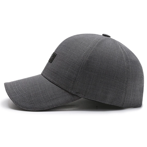Men Baseball Cap Textured Lightweight Breathable Sun Protection Curved Brim Adjustable Outdoor Sport Casual Sun Hat
