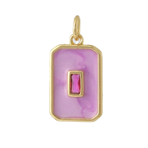 Ciondoli In Rame Placcati Oro Smalto Zircone Cuore Malocchio Fiocco Per Creazione Gioielli Fai Da Te Accessori
