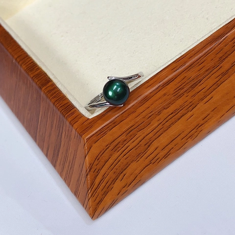 Minimalist Freshwater Pearl Ring For Women Adjustable Open Design Elegant Jewelry Multi Color Alloy Accessories
