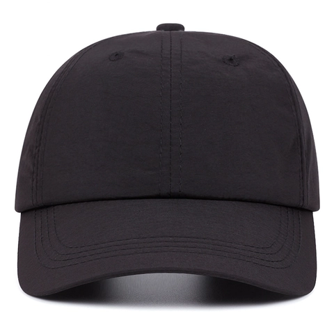 Gorra De Béisbol Minimalista Color Sólido Algodón Acrílico Ajustable Protección Solar Visera Curva Deporte Mujer Hombre