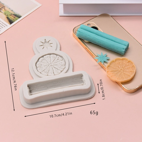 Stampo In Silicone Per Cottura Decorazione Torte Fetta Di Limone Anice Stellato Cannella Forme Accessorio Fai Da Te