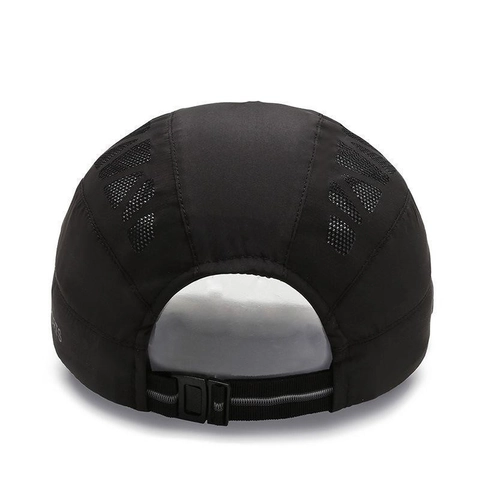 Herren Netz Schiebermütze Atmungsaktiv Polyester Schnelltrocknend Sonnenschutz Sport Flatcap Verstellbar