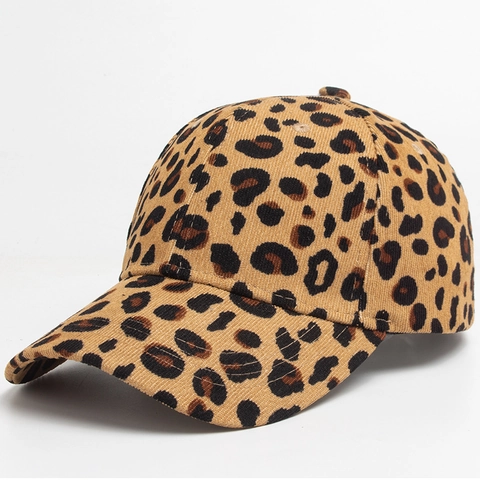 Trendige Schirmmütze Mit Leopardenmuster Aus Cord Verstellbar Warme Modische Kappe Für Damen Und Herren Vintage Stil