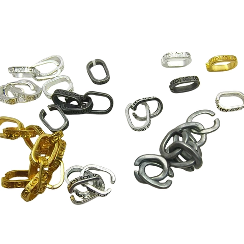 Retro Alloy O-Ring Open Jump Rings Connectors Antique Style For DIY Jewelry Making Bracelet Necklace Handcraft Accessory