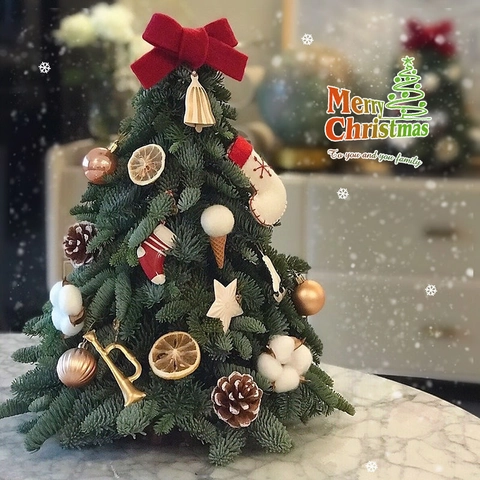 Mini Albero Di Natale Artificiale Nobilis Pigne Cannella DIY Decorazione Da Tavolo Stile Ins Nordico Festivo