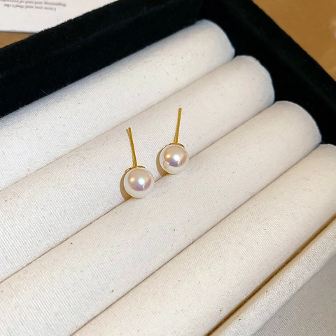 Diverse Fashion Earrings For Women Copper Rhinestone Faux Artificial Pearl With Silver Earring Post Elegant Multi Style