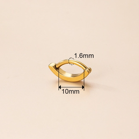 Minimalist Smooth Stainless Steel Belly Ring Fashion Navel Piercing Jewelry For Women