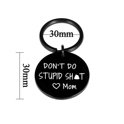Lustiger Schlüsselanhänger Aus Edelstahl Mit Lasergravur Zitat Anhänger Schmuck Geschenk Für Mama Papa Geburtstag