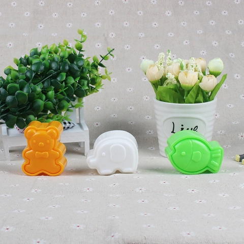 Moule À Boulettes De Riz Forme Animaux Ours Éléphant Poisson Cartoon DIY Sushi Bento Outil Plastique Alimentaire Enfants