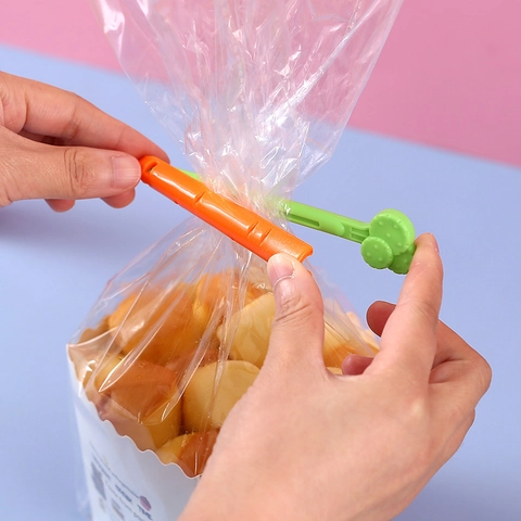 Clip Sigillanti Per Alimenti Carota Plastica Mollette Per Freschezza Con Conservazione Magnetica Accessori Cucina