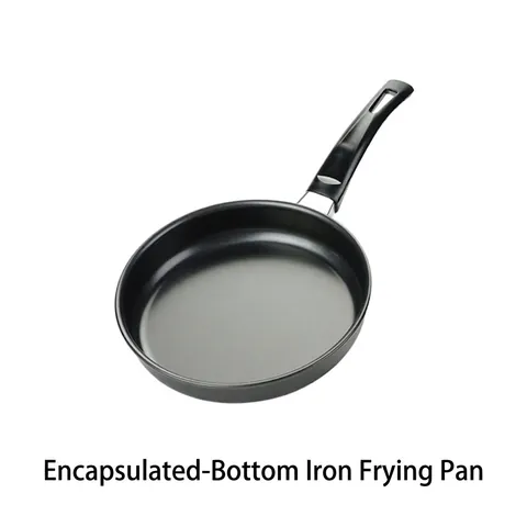 Poêle À Frire Antiadhésive En Fer Pour Petit-Déjeuner Œufs Steak Induction Gaz Compatible Ustensiles De Cuisine
