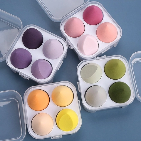 Makeup Sponge Beauty Egg Mushroom Shape Non-Latex Hydrophilic Polyurethane Foundation Concealer Powder Non-Absorbent Dual Use