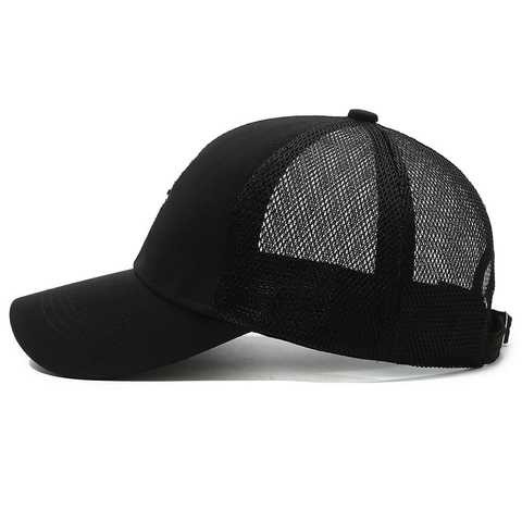 Baseball Cap Mesh Atmungsaktiv Trucker Hut Buchstabe C Stickerei Verstellbar Sommer Sonnenschutz Unisex Outdoor Lässig