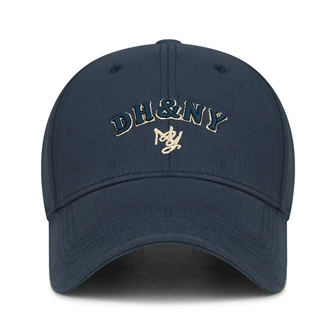 Cotton Baseball Cap Embroidered Letter Adjustable Curved Brim Sun Protection Casual Retro Streetwear Hat